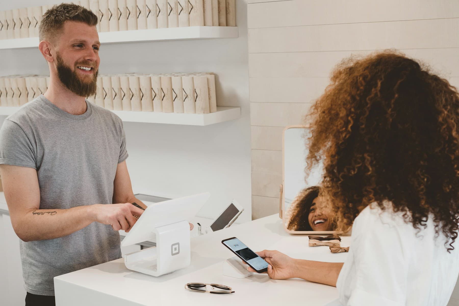 Real-world POS checkout scenario